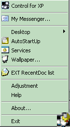 AgentTray for 2000-XP Screenshot